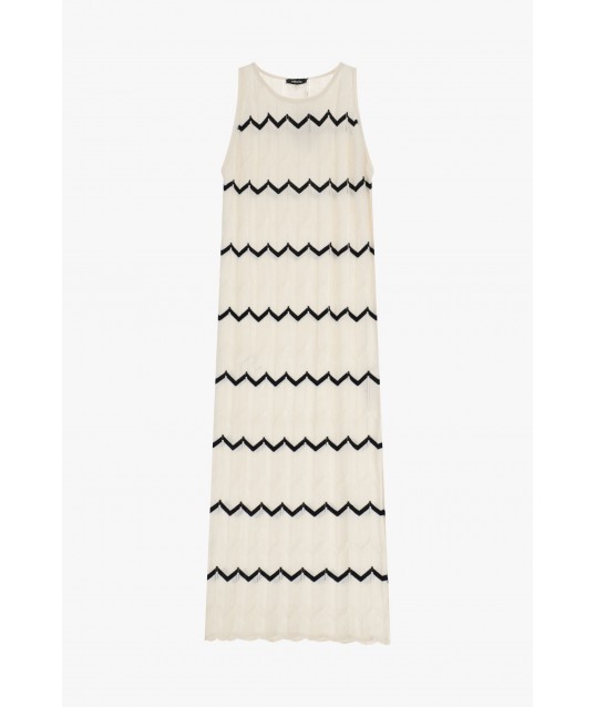 Dixie - Robe longue en maille sans manches