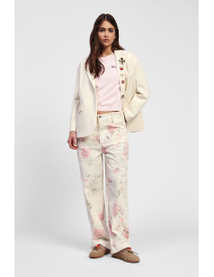 Pantalon ample à fleurs Dixie - Vestiti Firmati Life Smiles