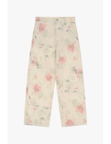 Pantaloni Larghi Con Motivo Floreale Dixie