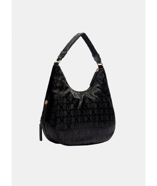 Borsa A Spalla In Nylon Jacquard Liu Jo