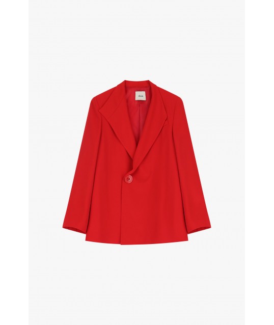 Blazer boutonné asymétrique Dixie