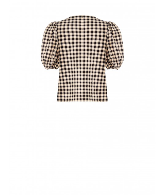 Rinascimento Wide Open To Fit Blouse With Ties