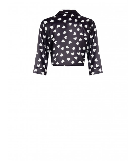 Rinascimento Hearts Satin Over Shirt