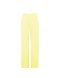 Fluid Fabric Baggy Trousers With Elastic Back Pockets Rinascimento