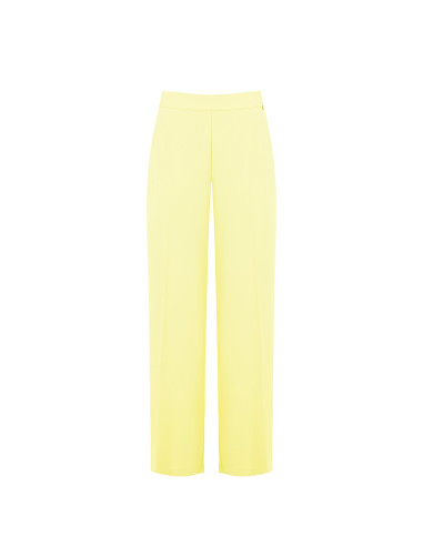 Fluid Fabric Baggy Trousers With Elastic Back Pockets Rinascimento