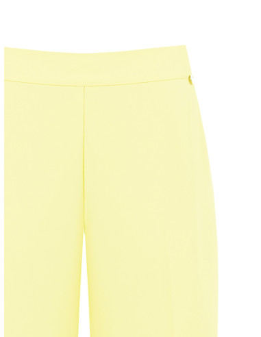 Pantalon ample en tissu fluide avec poches arrière élastiques Rinascimento