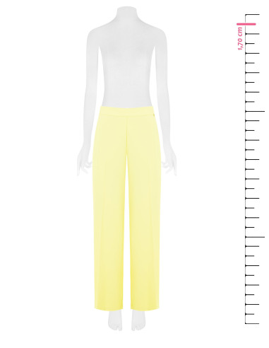 Pantaloni Larghi In Tessuto Fluido Con Tasche Ed Elastico Dietro Rinascimento