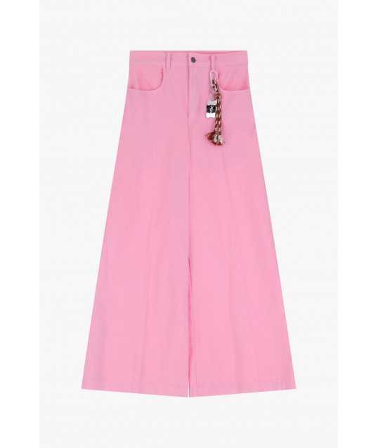 Pantaloni Palazzo Con Dettagli A Pieghe Dixie