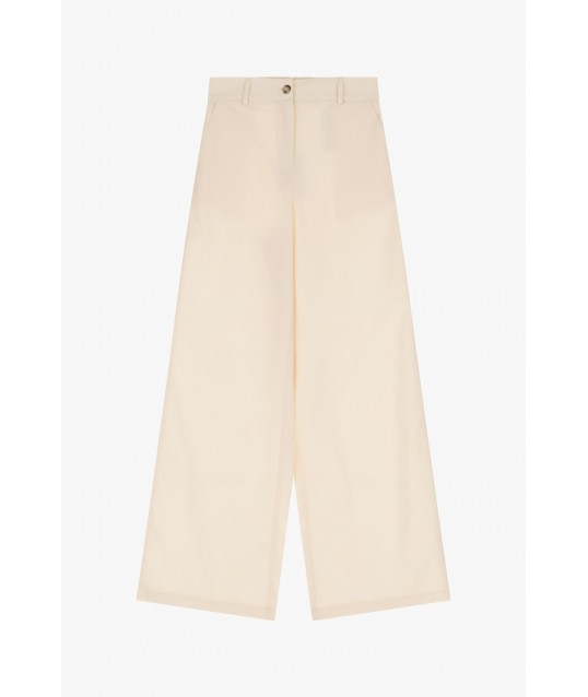 Pantalon large à taille haute Dixie