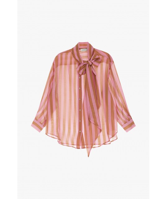 Chemise rayée avec nœud Dixie