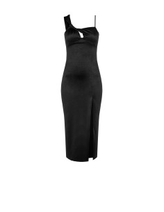 Abito A Tubino In Maglia Lucida Con Cut-Out Sul Décolleté Rinascimento