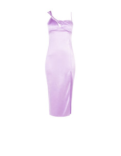 Robe fourreau en maille brillante avec découpes sur l'encolure Rinascimento 2