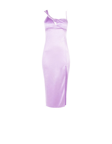 Robe fourreau en maille brillante avec découpes sur l'encolure Rinascimento