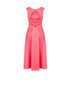 Robe midi en coton mélangé avec ceinture à bijoux Coordonné Rinascimento 2