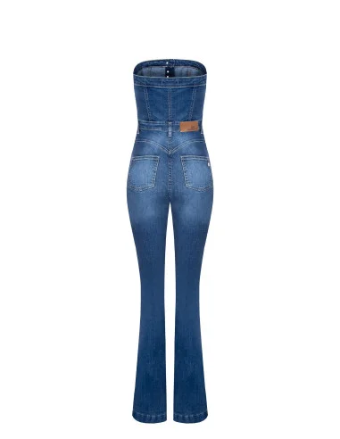 Rinascimento - Salopette évasée en denim