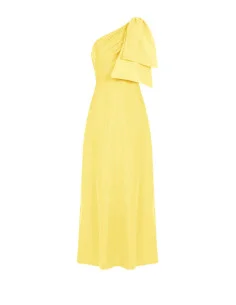 Robe longue en nylon à une épaule avec nœud Rinascimento 2