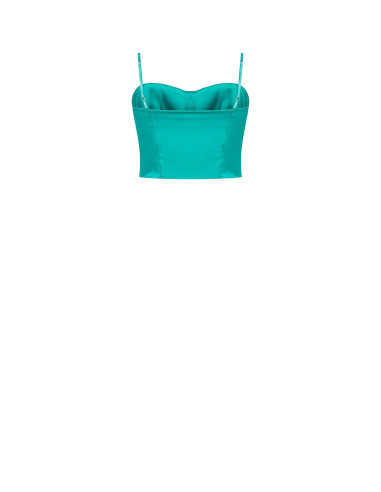 Bustier en satin Crop Top Rinascimento