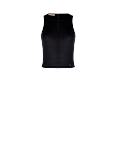 Top In Neoprene Retato Davanti Con Maxi Zip Dietro Rinascimento