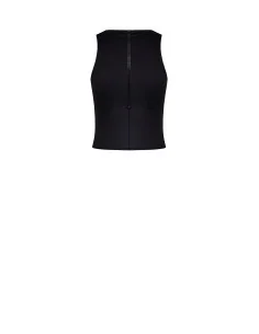 Top In Neoprene Retato Davanti Con Maxi Zip Dietro Rinascimento 2