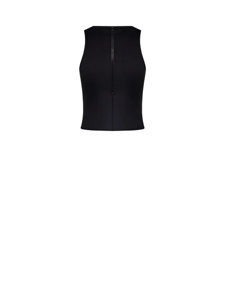 Mesh Neoprene Top In Front With Maxi Zip In Back Rinascimento
