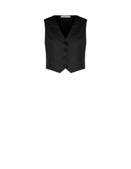 Gilet Quadrato In Cotone Rinascimento