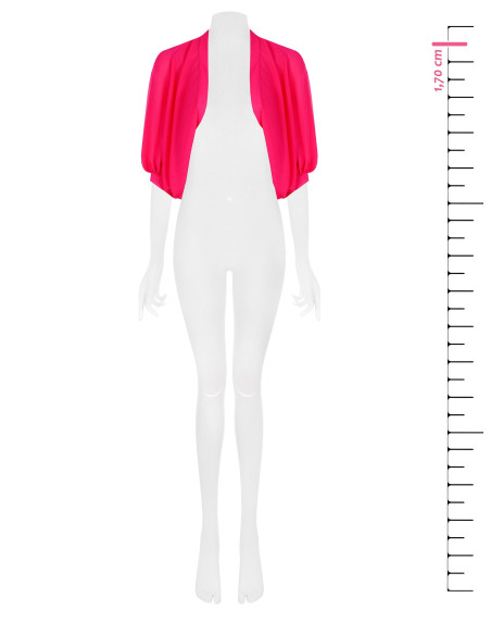Georgette Wrap With Balloon Sleeves Rinascimento