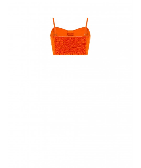 Crop Top Bralette In Tela Parachute Rinascimento