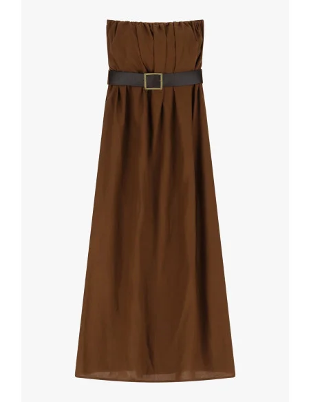 Long Dress with Adjustable Belt Dixie