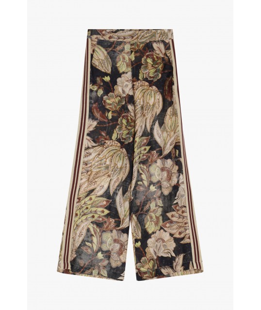 Dixie Floral Print Baggy Trousers