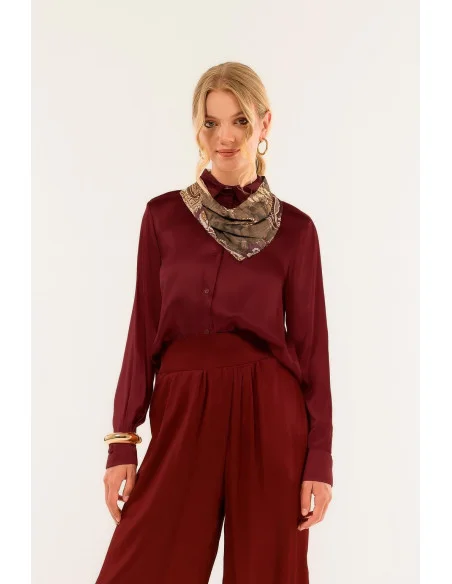Men's Shirt With Foulard Kontatto