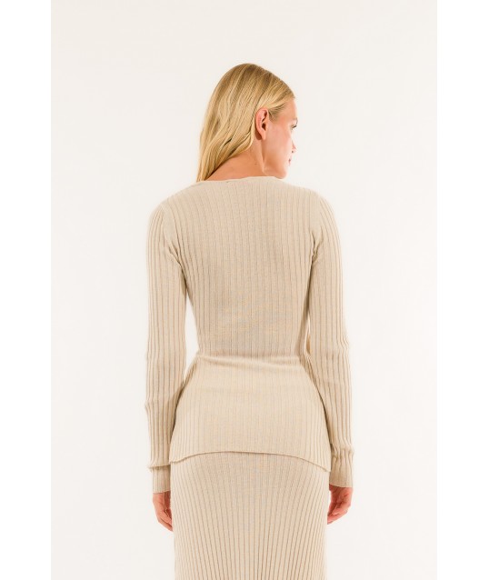 Veste croisée Kontatto