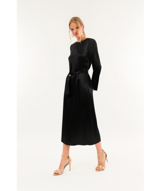 Kontatto - Robe midi à nouettes