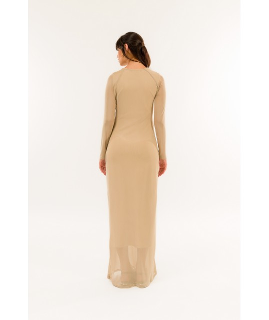 Kontatto Crew-neck Long Dress