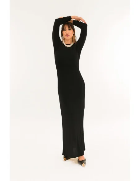 Kontatto Crew-neck Long Dress