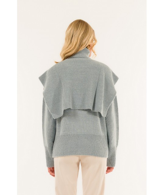 Ensemble col ras du cou et sweat à capuche Kontatto