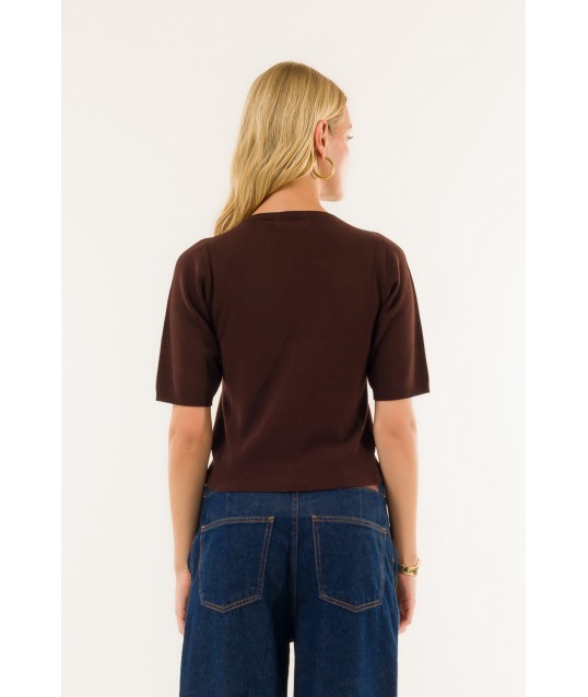 Kontatto short-sleeved crew neck