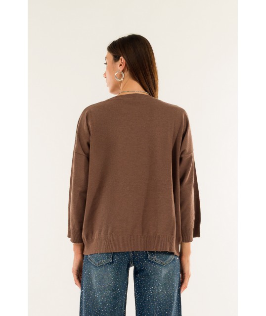 Kontatto Crater neck jersey