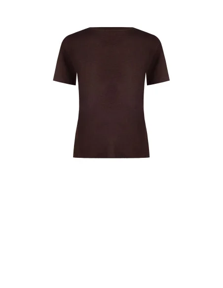 Rinascimento - T-shirt régulier en coton imprimé fleurs