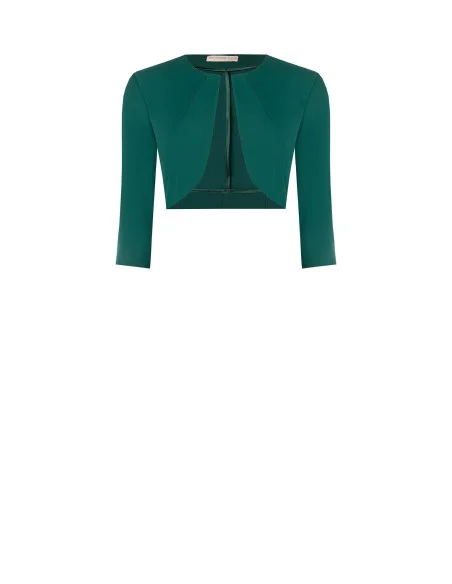 Rinascimento Fluid Fabric Open Shrug Bolero