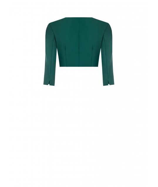 Rinascimento Fluid Fabric Open Shrug Bolero