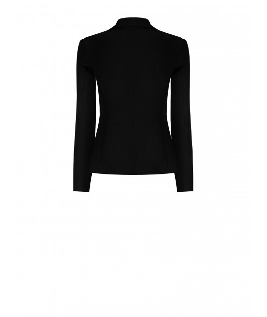 Veste blazer ajustée à 1 bouton en tissu technique Rinascimento