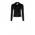 Giacca Blazer Corta Sfiancata In Scuba Crepe Rinascimento