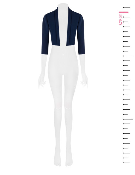 Rinascimento Technical Fabric Open Shrug Bolero