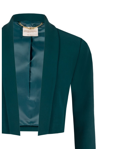 Rinascimento Technical Fabric Open Shrug Bolero