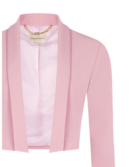 Rinascimento Technical Fabric Open Shrug Bolero