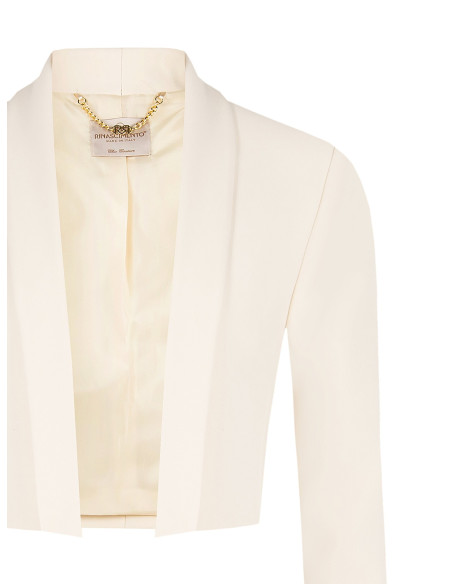 Rinascimento Technical Fabric Open Shrug Bolero