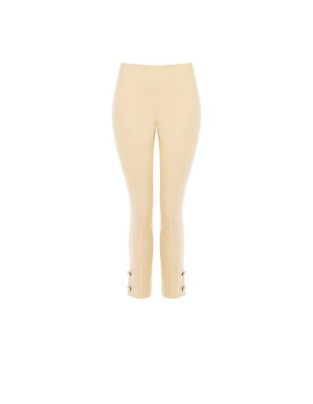 Cutaway Trousers in Technical Fabric with Ankle Buttons Rinascimento