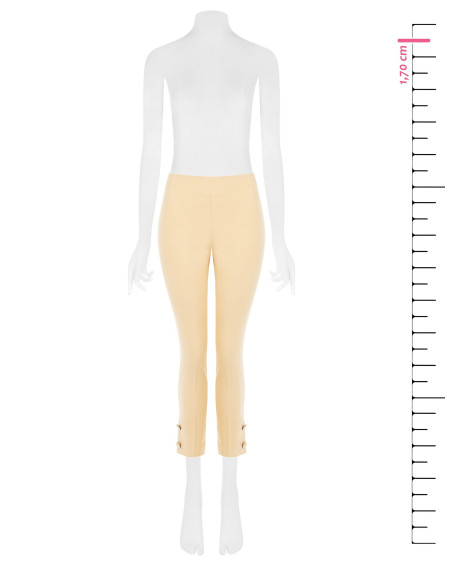 Cutaway Trousers in Technical Fabric with Ankle Buttons Rinascimento