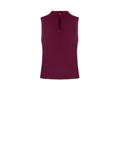 Top plissé en satin fluide avec drapé Rinascimento 2