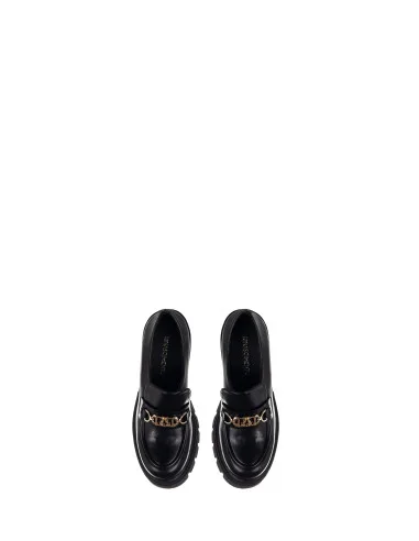 Chunky Loafers With Logo Tag Rinascimento